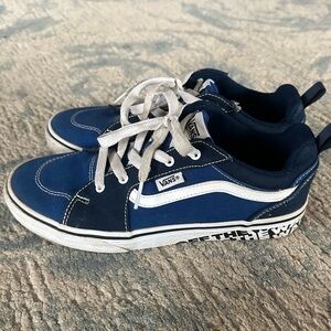 Vans Filmore OTW Sidewall Blue White Skate Shoes